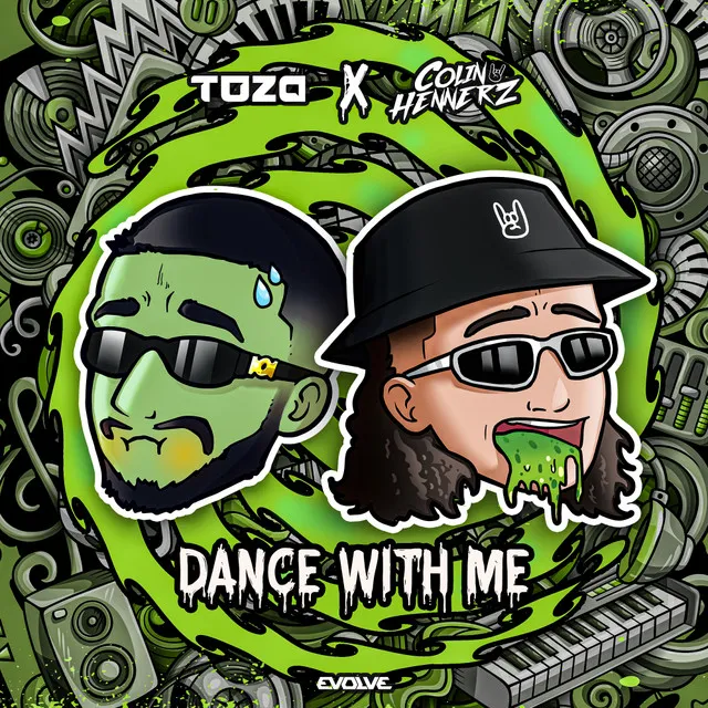 DANCE WITH ME by TOZA, Colin Hennerz - Hardstyle cover art