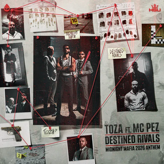 DESTINED RIVALS - Midnight Mafia 2026 Anthem by TOZA, MC Pez - Hardstyle cover art