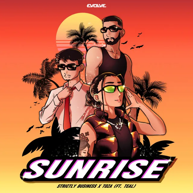 SUNRISE by TOZA, Teal, Strictly Business - Hardstyle cover art