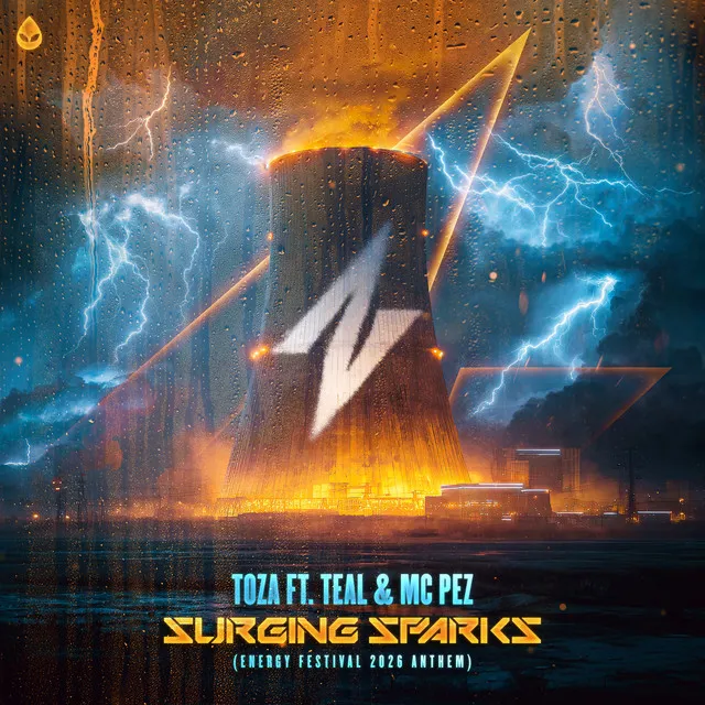 SURGING SPARKS - Energy Festival 2026 Anthem by TOZA, Teal, MC Pez - Hardstyle cover art