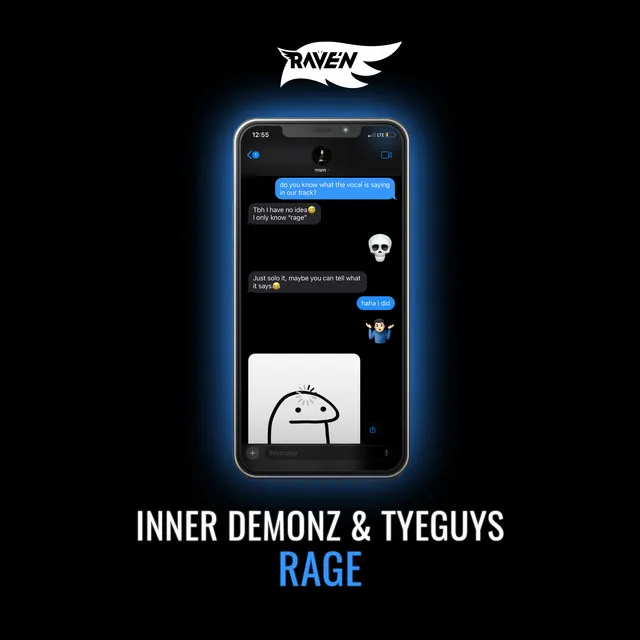 RAGE by TYEGUYS, RAVE'N, Inner Demonz - Hard Techno cover art