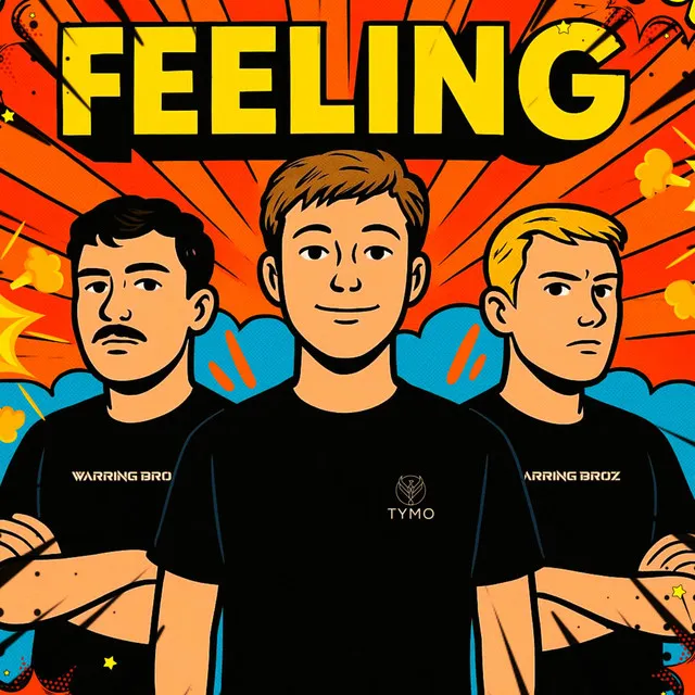 Feeling by Tymo, Warring Broz - Hardstyle cover art