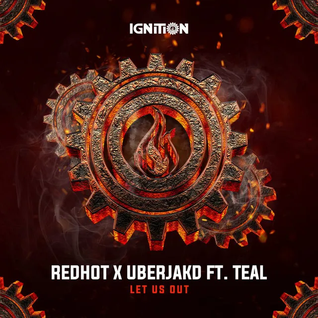 Let Us Out by Uberjak'd, Redhot, Teal - Hardstyle cover art