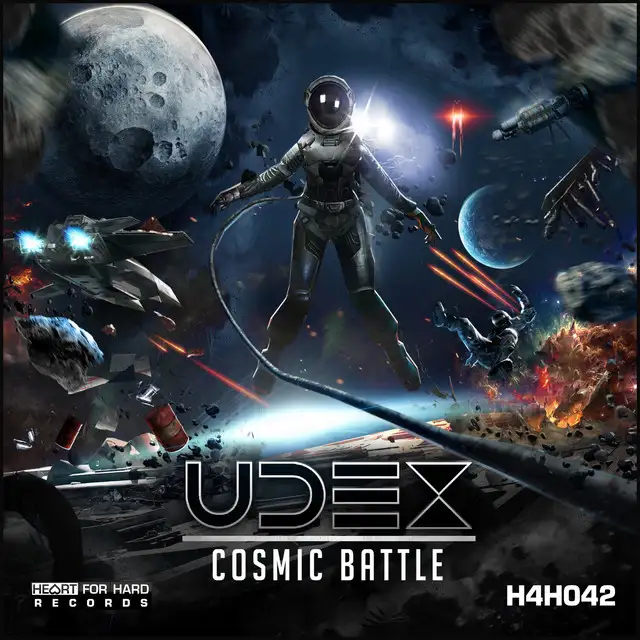 Cosmic Battle - Radio Mix by Udex - Hardstyle cover art