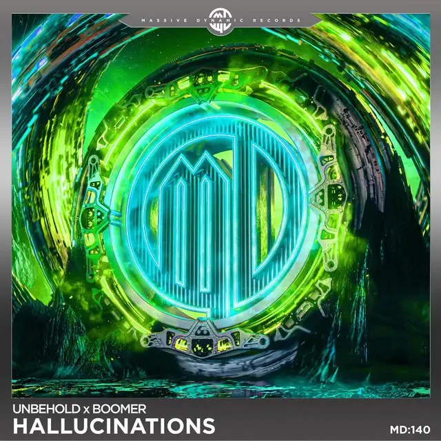 Hallucinations by Unbehold, Boomer - Hardstyle cover art