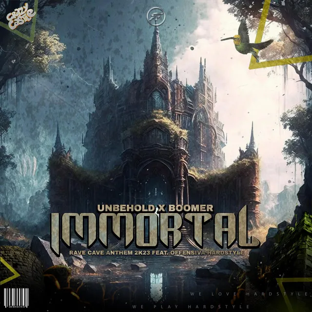 Immortal (Rave Cave Anthem) by Unbehold, Boomer, Offensiva Hardstyle - Hardstyle cover art