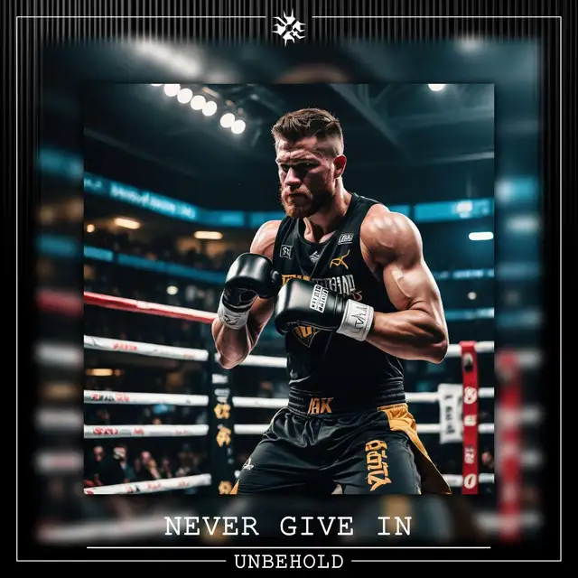 Never Give In by Unbehold - Hardstyle cover art