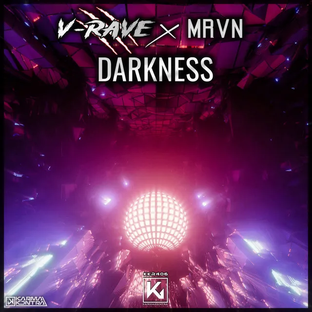 Darkness by V-Rave, MRVN - Hardstyle cover art