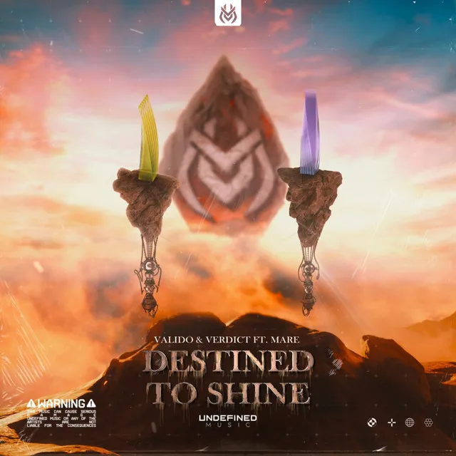 Destined To Shine by Valido, Verdict, MARE - Hardstyle cover art