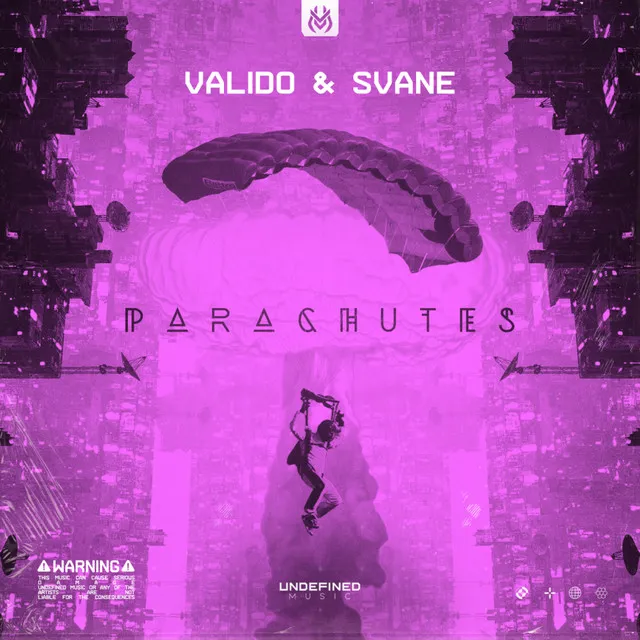 Parachutes by Valido, SVANE - Hardstyle cover art