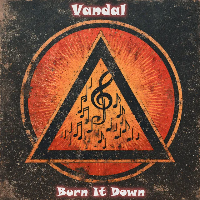 Burn it down by Vandal - Frenchcore cover art