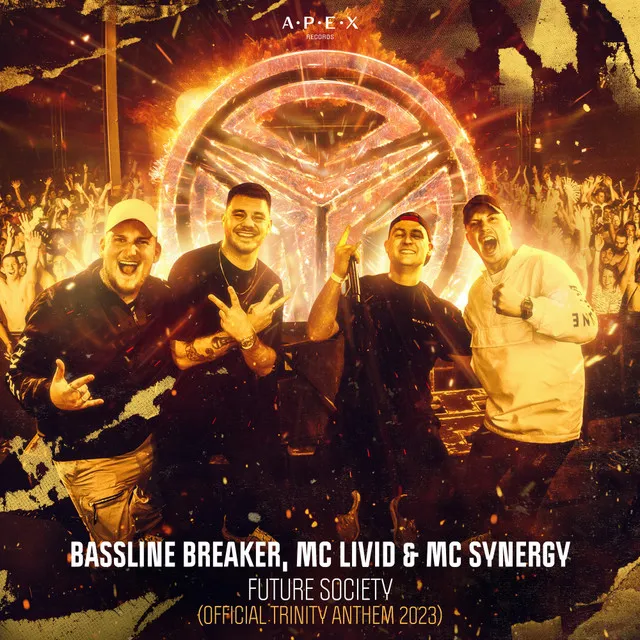 Future Society [Official Trinity Anthem 2023] by Vasto, Scarra, MC Livid, MC Synergy - Hardstyle cover art
