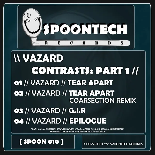 Tear Apart - Coarsection Remix by Vazard - Hardstyle cover art