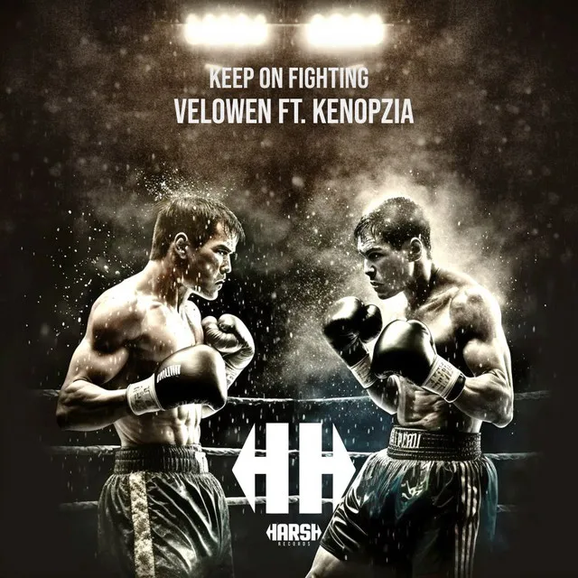 Keep On Fighting - Radio Mix by Velowen, Kenopzia - Hardstyle cover art