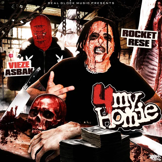 4 MY HOMIE by Vieze Asbak, Rocket Rese - Hard Techno cover art