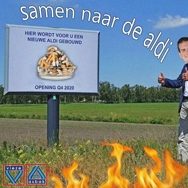 Samen Naar De Aldi by Vieze Asbak - Hard Techno cover art