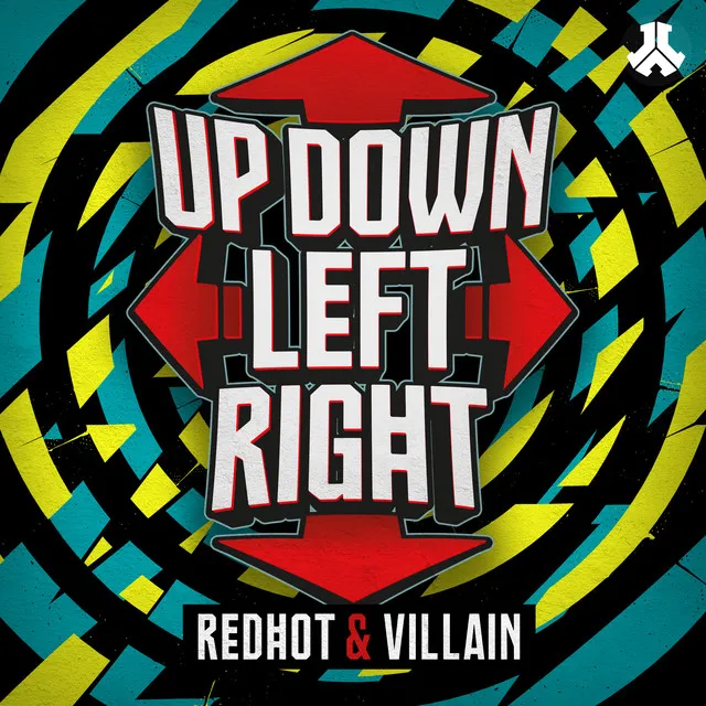 Up, Down, Left, Right by Villain, Redhot - Hardstyle cover art