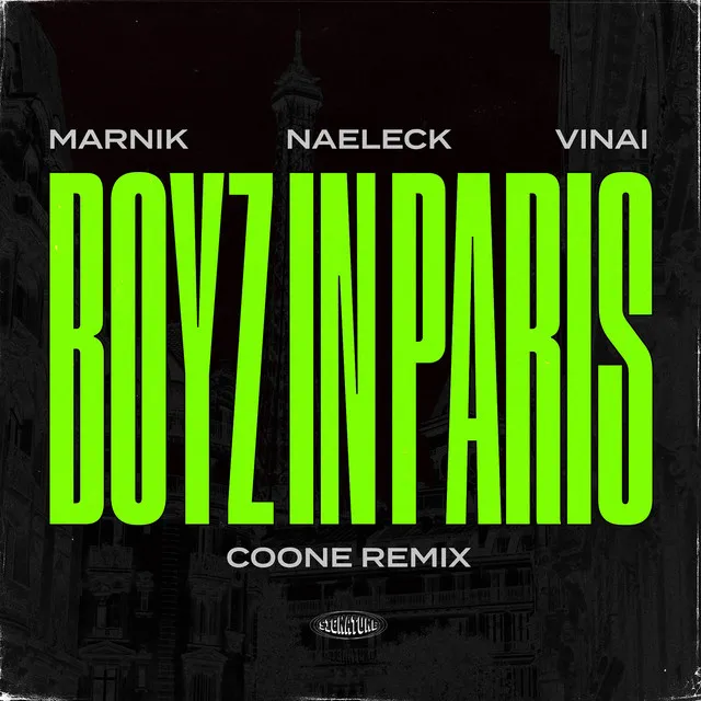 Boyz In Paris (with VINAI) (Coone Remix) by VINAI, Coone, Marnik, Naeleck - Hardstyle cover art