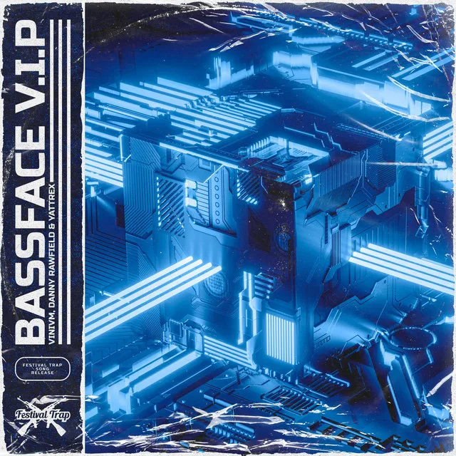 BASSFACE (V.I.P) by Vinivm, DANNY RAWFIELD, Yattrex - Hardstyle cover art