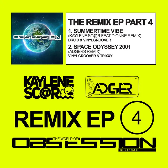 Space Odyssey 2001 - Adgers Remix by Vinylgroover, Trixxy, Adgers - Happy Hardcore cover art