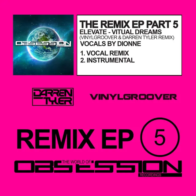 Virtual Dreams - Vinylgroover & Darren Tyler Instrumental Remix by Vinylgroover, Elevate, Darren Tyler - Happy Hardcore cover art
