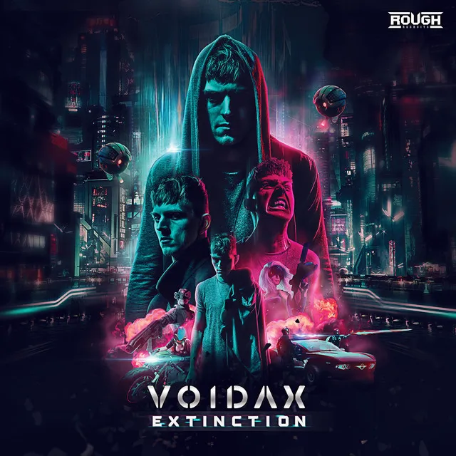 Extinction by Voidax - Hardstyle cover art