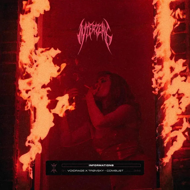 COMBUST by VOIDRAGE, Interzeak, TRØVSKY - Hard Techno cover art