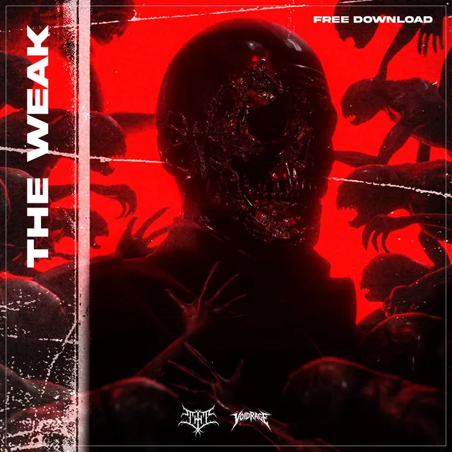 THE WEAK by VOIDRAGE, Trigger Warning - Hard Techno cover art