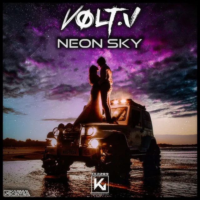 Neon Sky - Radio Cut by VOLT V - Hardstyle cover art