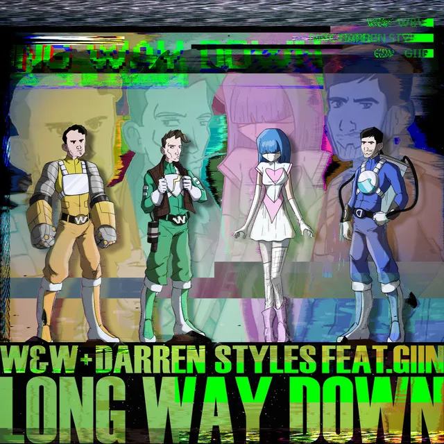 Long Way Down by W&W, Darren Styles, Giin - Happy Hardcore cover art