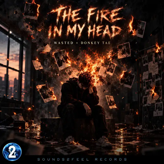 The Fire In My Head - Extended Mix by Wasted, Donkey Tae - Euphoric Hardstyle cover art