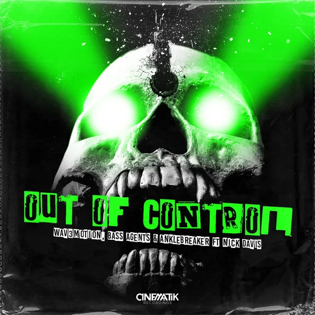 Out of Control (feat. Nick Davis) by Wav3motion, Anklebreaker, Bass Agents, Nick Davis - Hardstyle cover art