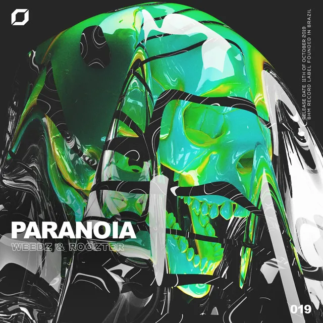 Paranoia by Weedz, ROOZTER - Hardstyle cover art