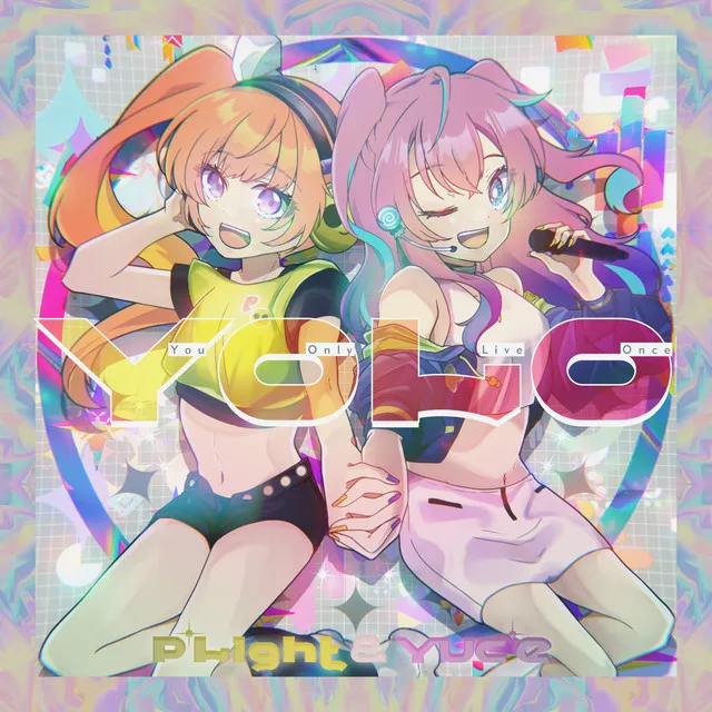 YOLO - Instrumental by YUC'e, P*Light - Happy Hardcore cover art