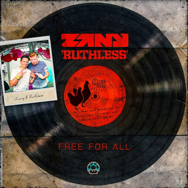 Free For All - Original Mix by Zany, Ruthless - Hardstyle cover art