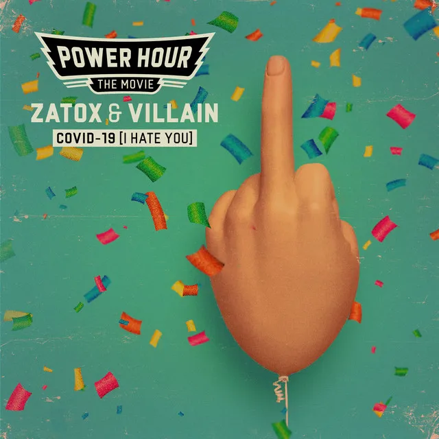 COVID-19 (I Hate You) by Zatox, Villain - Hardstyle cover art