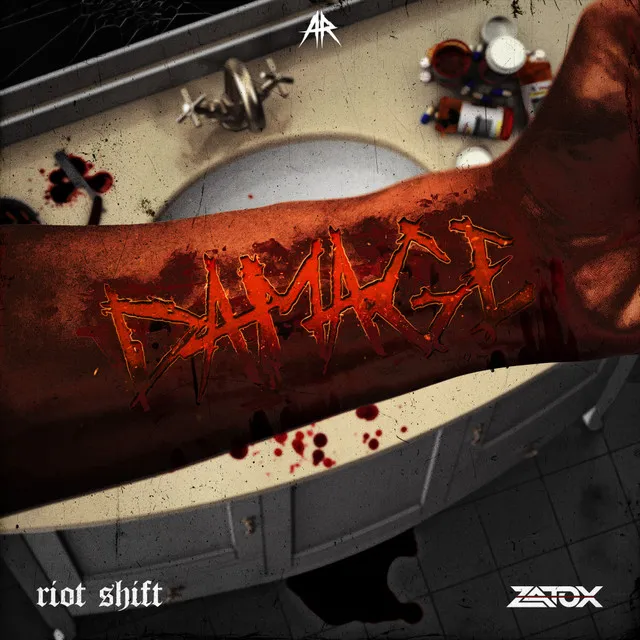 DAMAGE by Zatox, Riot Shift - Hardstyle cover art