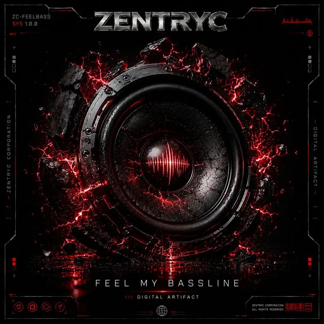Feel My Bassline by Zentryc, XTS - Hard Techno cover art