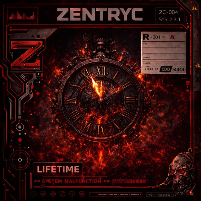 LIFETIME by Zentryc, No-ID - Hard Techno cover art