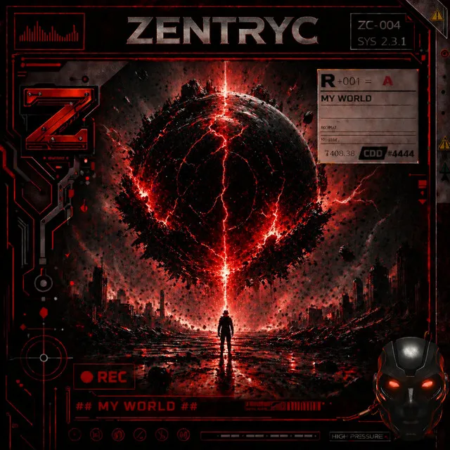 MY WORLD by Zentryc, Tw1nFaze - Hard Techno cover art
