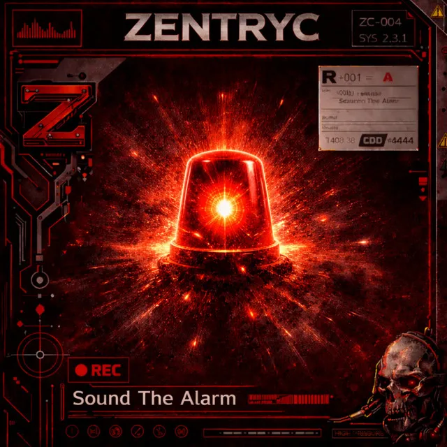 SOUND THE ALARM by Zentryc, No-ID - Hard Techno cover art