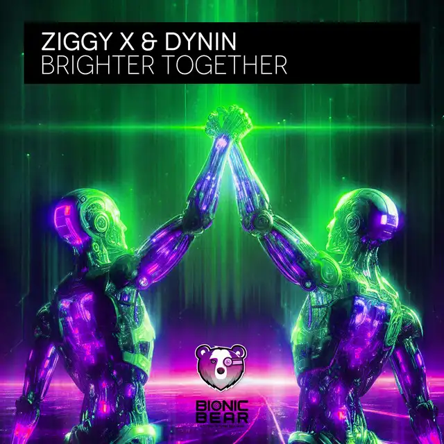 Brighter Together by ZIGGY X, Dynin - Happy Hardcore cover art