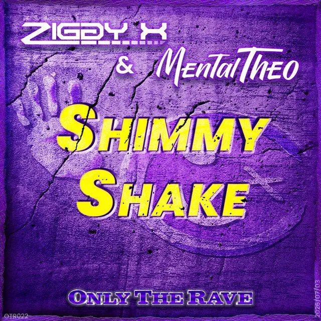 Shimmy Shake by ZIGGY X, Mental Theo - Happy Hardcore cover art